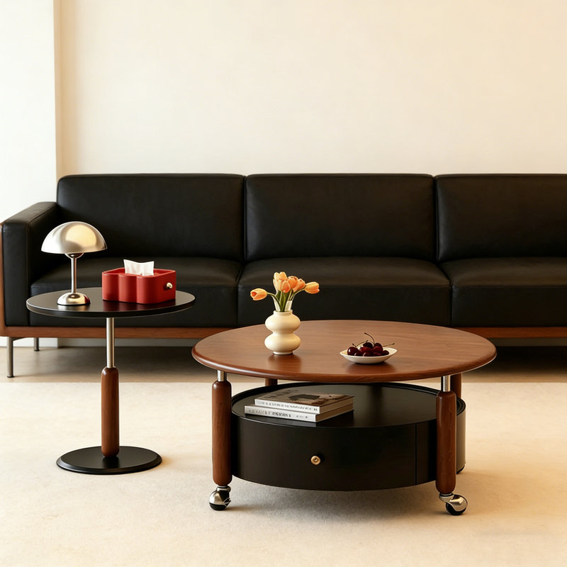Luxury Coffee Table With Wheels Storage