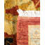 Tapis rouille noué à la main de conception unique 9 pi x 12 pi 1 po Ribh