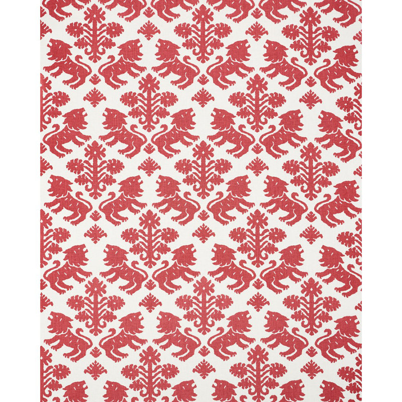 Tissu Regalia, Rouge