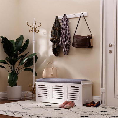 3 Pair Shoe Storage Bench