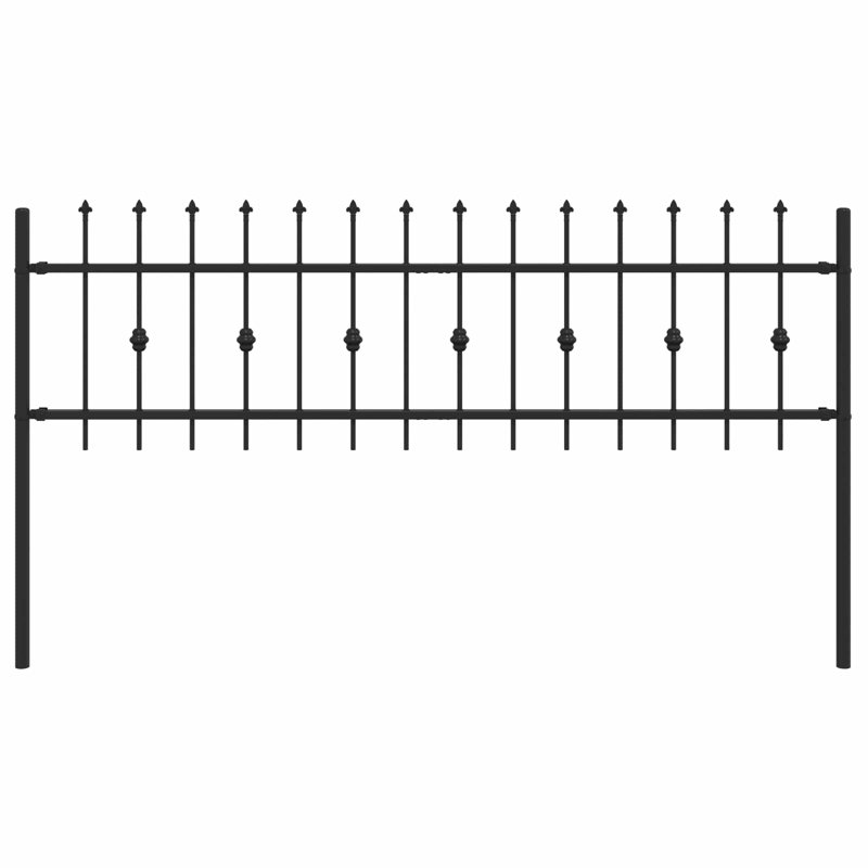 Powder-Coated Steel Fence Panels Included, 110cm H x 200cm W
