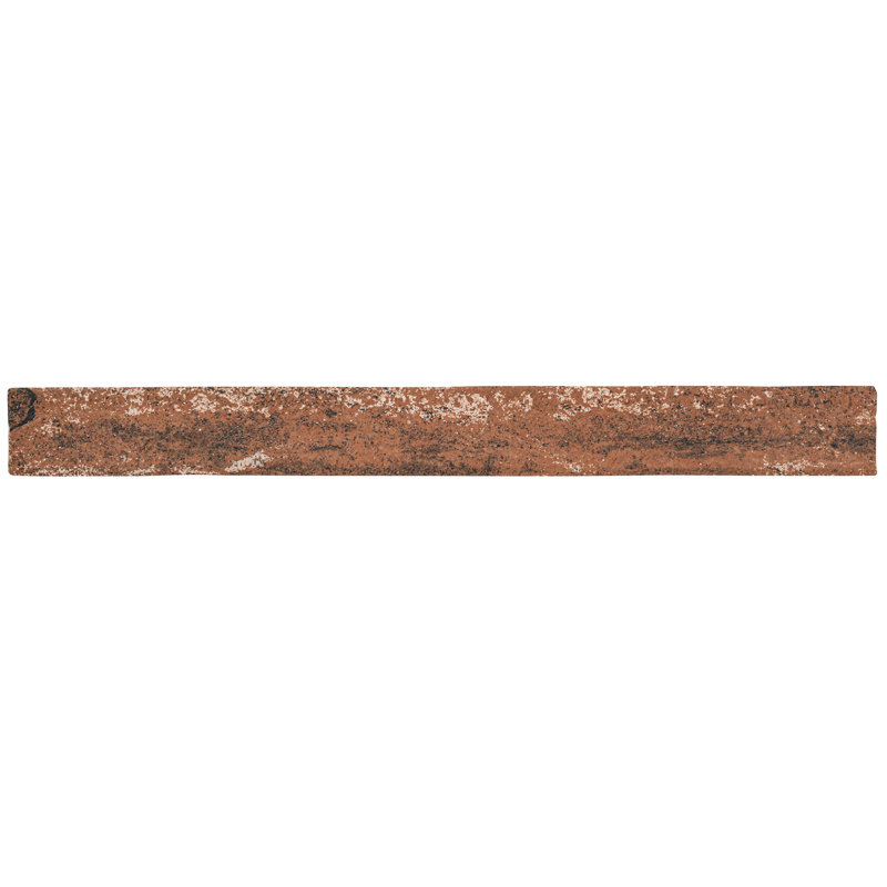 Carreau de mur et de brique en porcelaine mat 2 po x 18 po Ackland Montello, Rouge