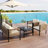 Multi-Person Outdoor Sofa Combination With A Table, Suitable For Garden, Backyard And Balconies-454337687