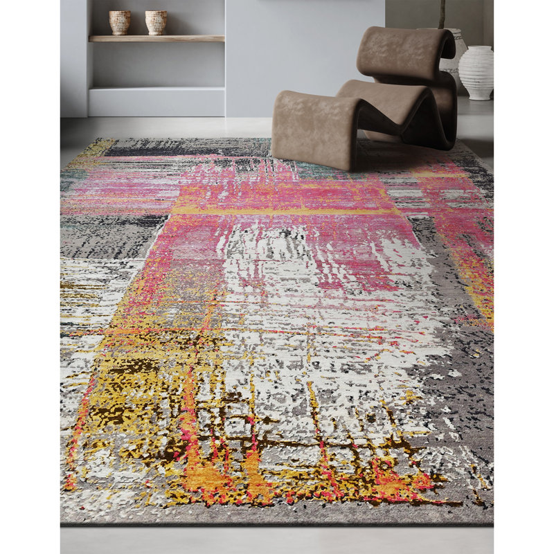 CAR2KC314MUPI Abstract Area Rug, Rectangle 9' x 12'