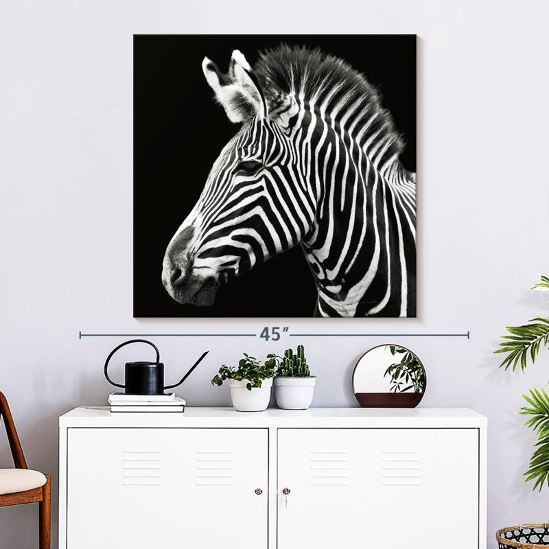 Brampt Zebra Stripes Pattern III, 33" H x 33" W