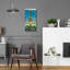 «Regal Giraffe 2» par Carolee Vitaletti, art mural en verre acrylique-1062856448