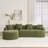 Boneless 4 Seater Sofa with 30D ,60 Hardness full sponge,4 pillow for Living Room, Home Furniture Sleeper Sectional Sofa for Apartmentess full sponge,4 pillow for Living Room, Home Furniture Sleeper Sectional Sofa for Apartment-123140438