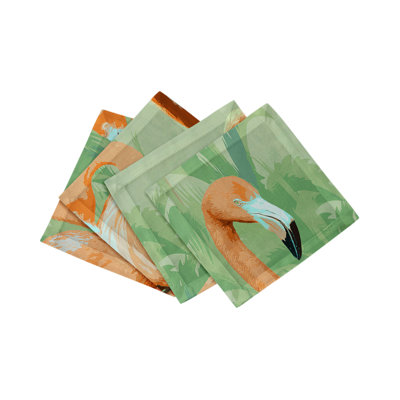Palm Springs Cotton Sateen Cocktail Napkins