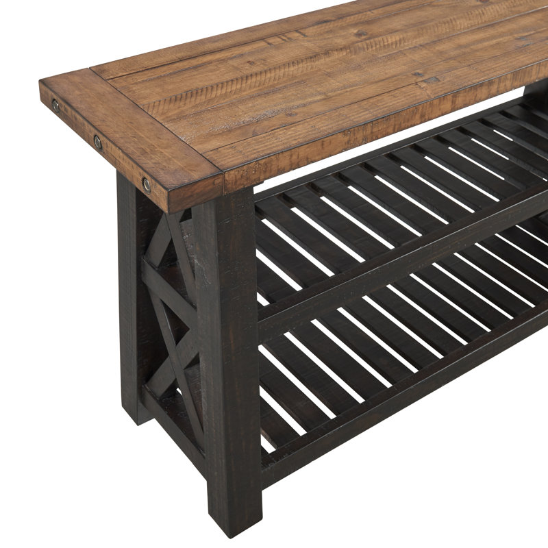 Console Caberfae, Bois naturel