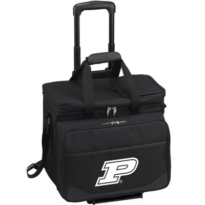 NCAA Purdue Boilermakers Insulated Equipped Picnic Cooler For Four On Wheels