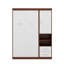 Lit escamotable simple avec armoire murale-788551562