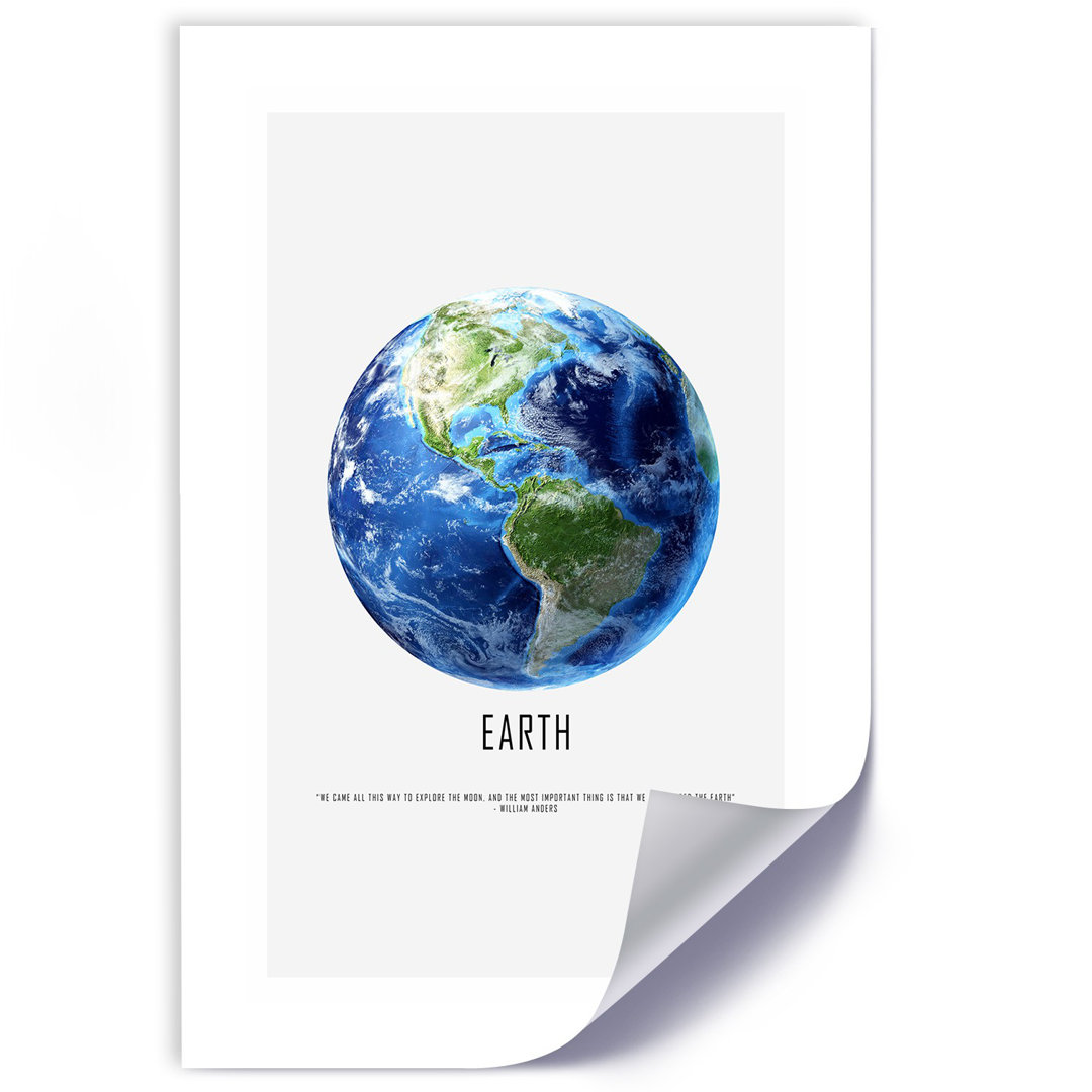 Grafikdruck Planet Earth