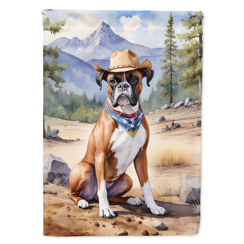 Drapeau Cowboy Welcome House, Boxer