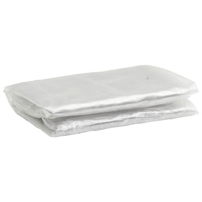  Clear Tarpaulin With Eyelets 6.6X6.6' PVC
