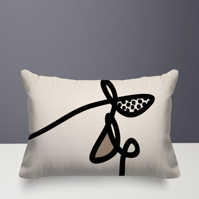 Jai Abstract Reversible Indoor/Outdoor Lumbar Pillow