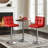 Chandresh Swivel Upholstered Adjustable Height Counter Stool with Metal Frame-1903898820