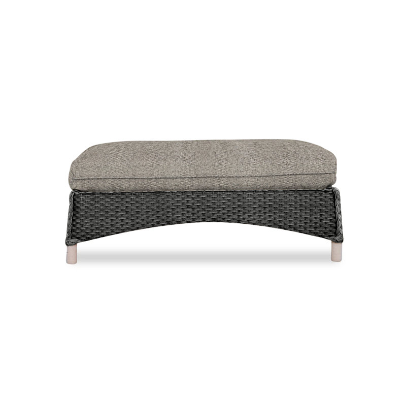 Mandalay Outdoor Ottoman, Demo Oatmeal, Mink