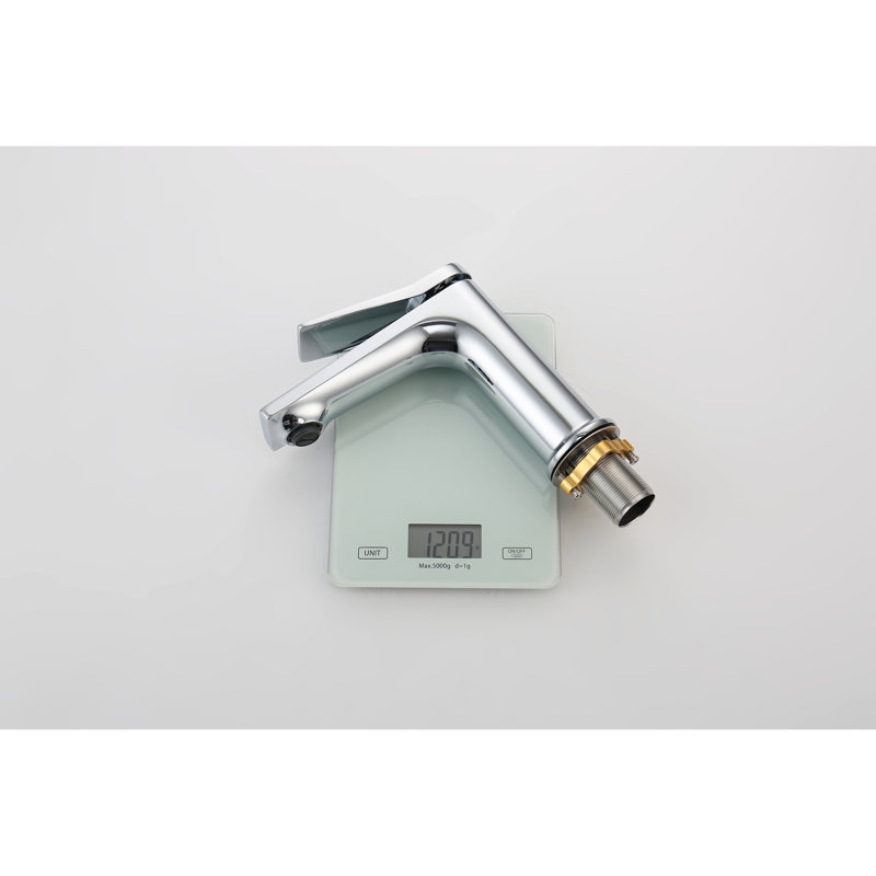 Stylish Basin Faucet - 8.09" Product Width, Smooth Flow Contemporary Shower Tap 2.68" Height, Single Handle