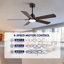 Ventilateur de plafond à 8 pales, grand format, avec lumière DEL et télécommande-1271478736-1271478741-1271478743
