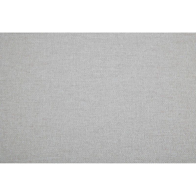 Canapé modulaire rembourré avec deux chaises longues, Lin gris pâle