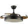 Carlhenry 42Inch Modern Retractable Ceiling Fans LED Light with Remote Control