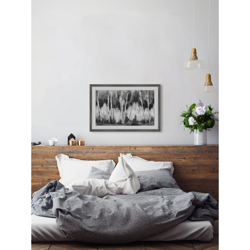 Shady Woods by Marmont Hill - Single Picture Frame Painting, 61cm H x 91cm W x 3.81cm D