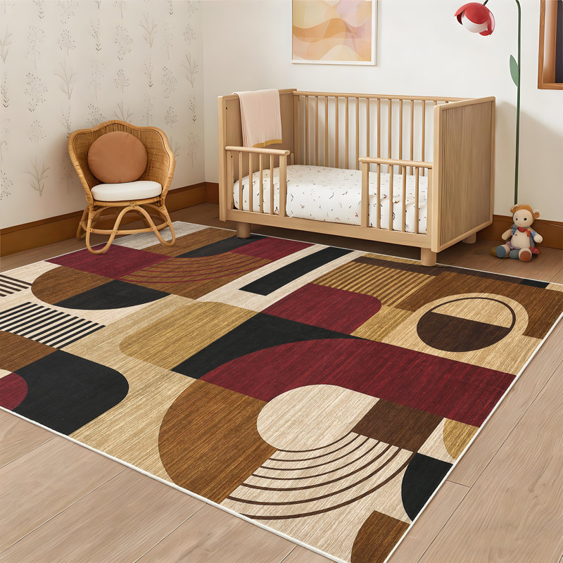 Tapis lavable à la machine Boho, Rectangulaire 3 pi x 5 pi
