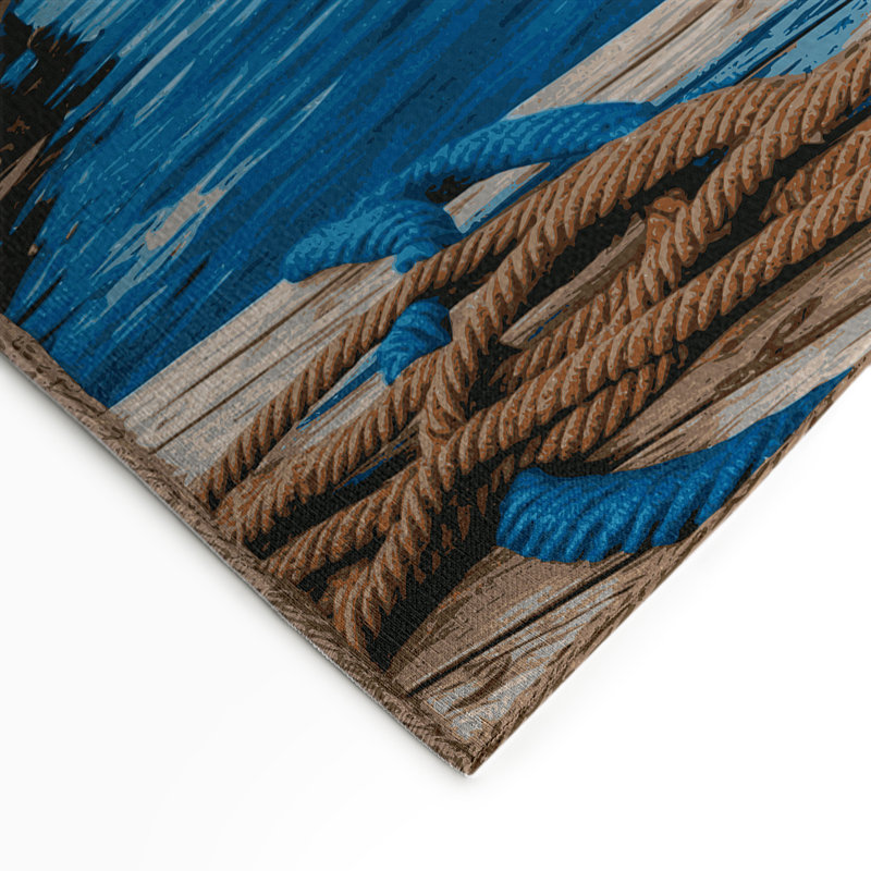 Tapis intérieur et extérieur gris Transport, Rectangulaire 3 pi x 5 pi