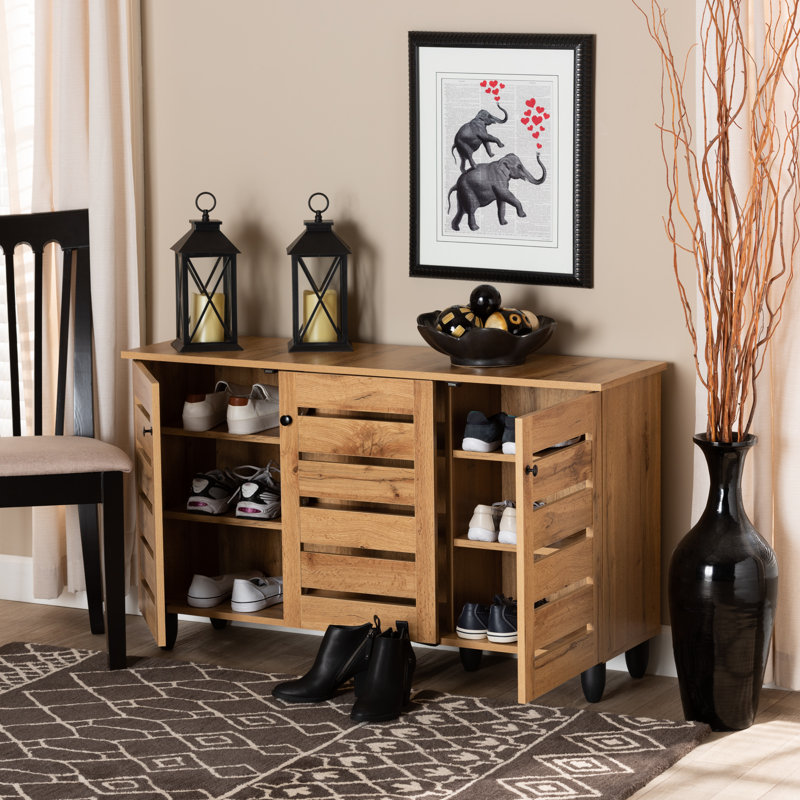 14 Pair Shoe Storage Cabinet