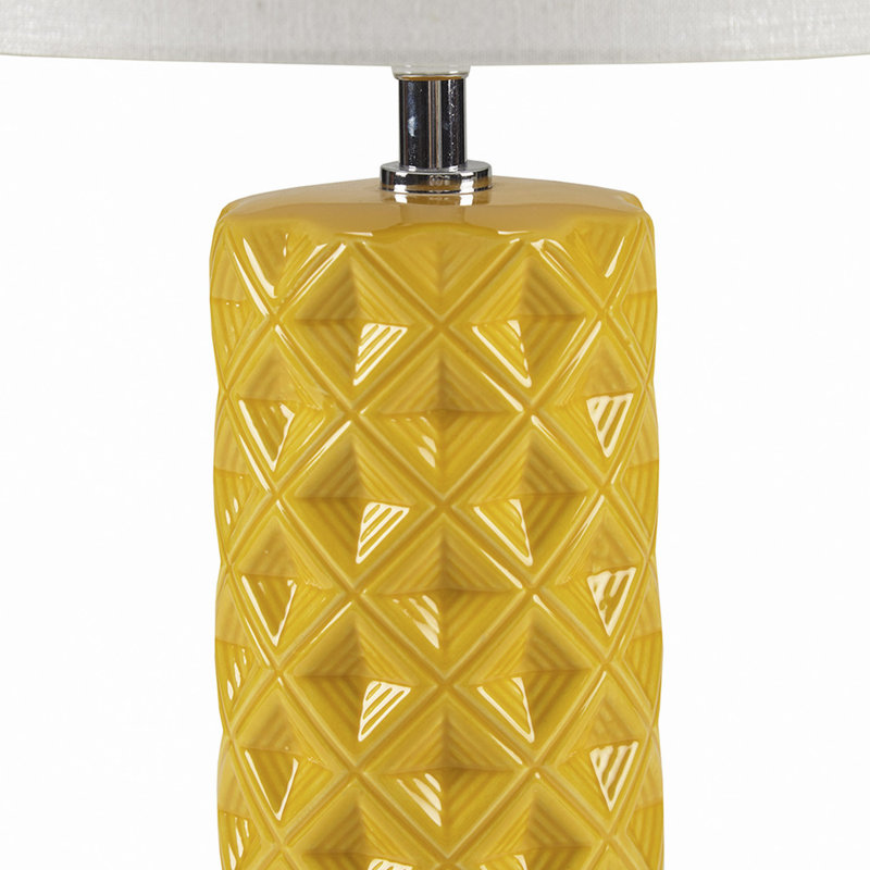 Lampe de table géométrique en céramique