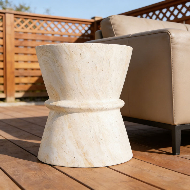 Table d'extérieur en béton pour l'extérieur