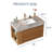 Modern 36" Bathroom Vanities, Sintered Stone Tabletop, 2 Drawers, Pre-Assembled-896772072