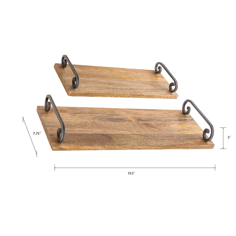 Plateau Highland - ensemble de 2 - naturel