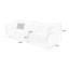 Canapé blanc modulaire en chenille-256946050