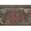 Tapis beige / bleu clair en laine Ziegler
