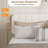 Queen Bed Frame with Storage Drawers - Velvet Upholstered Platform Bed Frame with Adjustable Headboard, Wood Slats Support, No Box Spring Needed, Easy Assembly, Beige-129445075