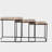 Natural Black 3-Piece Nesting Table Set