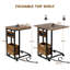 45cm W Metal Bedside Table