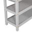 Loft Bed With Storage Shelves And Under-Bed Desk-364992001-364992000