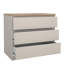 Bertraut 77cm W 3 - Drawer Chest of Drawers