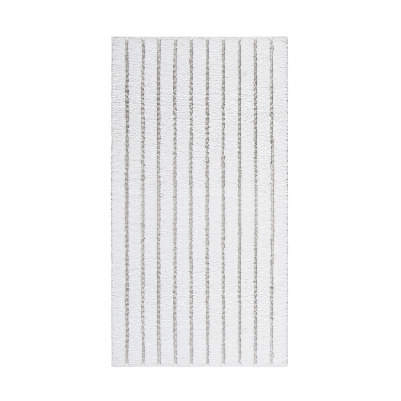 Meridian Striped Bath Rug, 24'' W x 39'' L