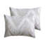 Ensemble d'édredon en jacquard zigzag gris clair 5 pièces Tahari Home Lilliana-102719966