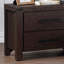 Table de chevet à tiroirs pour chambre à coucher simple (compatible avec table de chevet) Bois massif