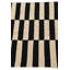 Tapis noir et blanc Newsom