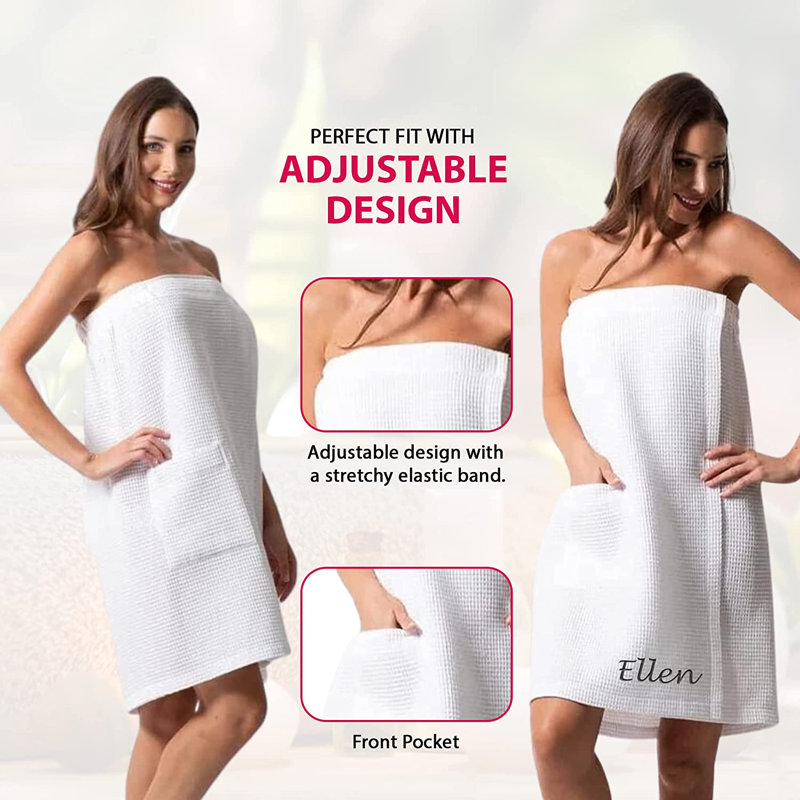Personalized Passion Personalized Spa Towel Wrap For Women- Soft