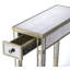 Katarina Mirrored Chairside Table