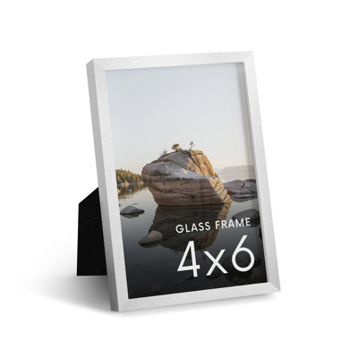 Cadre photo en métal avec verre