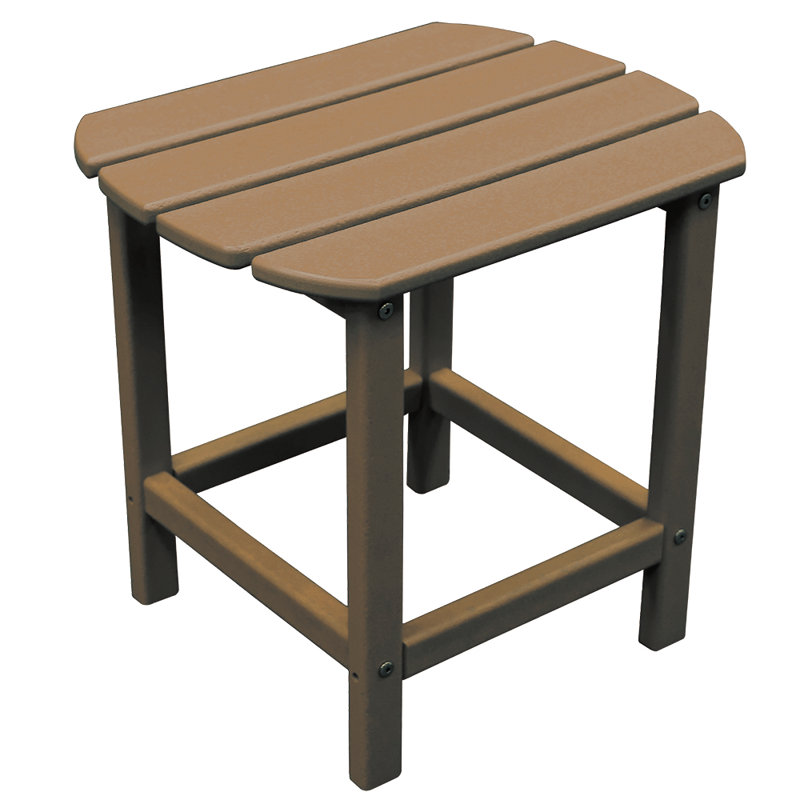 St Charles Square Outdoor Side Table , 15.00'' in. W in. D, Teak