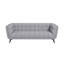 Grand canapé en tissu gris clair Addison