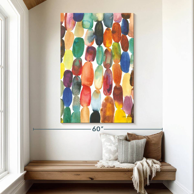 Avery Colorful Orbs I, 51" H x 34" W